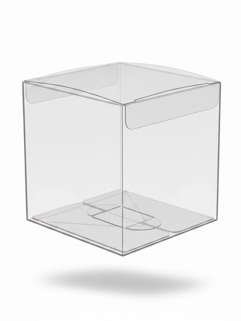 Gift Boxes 50 PVC Clear Party Favor Boxes 3x3x3 Size